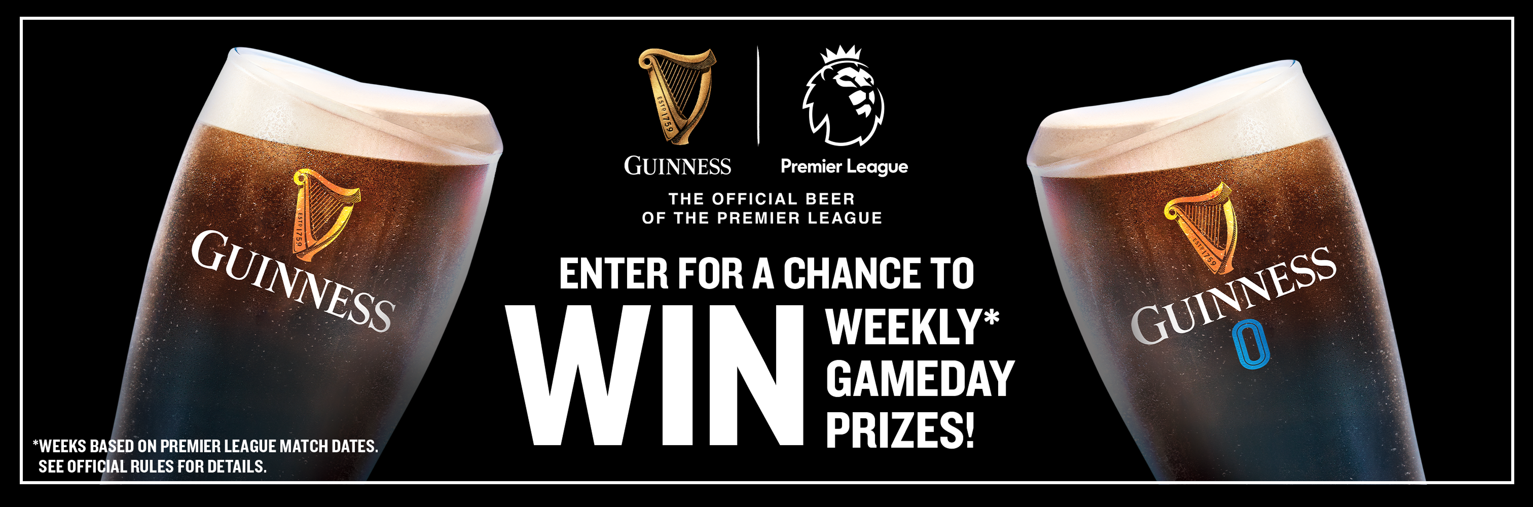 Guinness Premier League Gamedays Sweepstakes