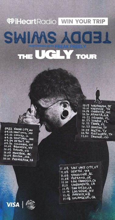 Win a Trip to See Teddy Swims on The UGLY Tour Sweepstakes giveaway prize