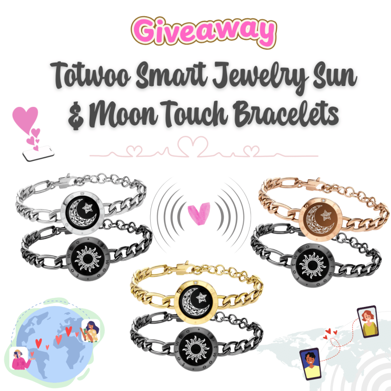 Totwoo Smart Jewelry Sun & Moon Touch Bracelets Giveaway