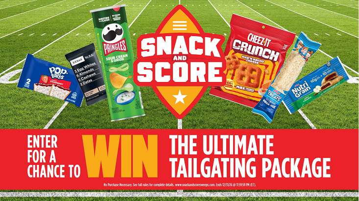 Kellanova Snack & Score Sweepstakes
