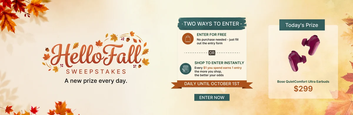 Shop LC Hello Fall Sweepstakes
