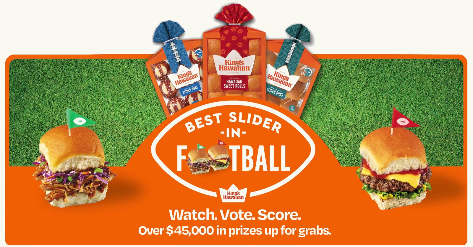 KING'S HAWAIIAN Best Slider In Football Sweepstakes