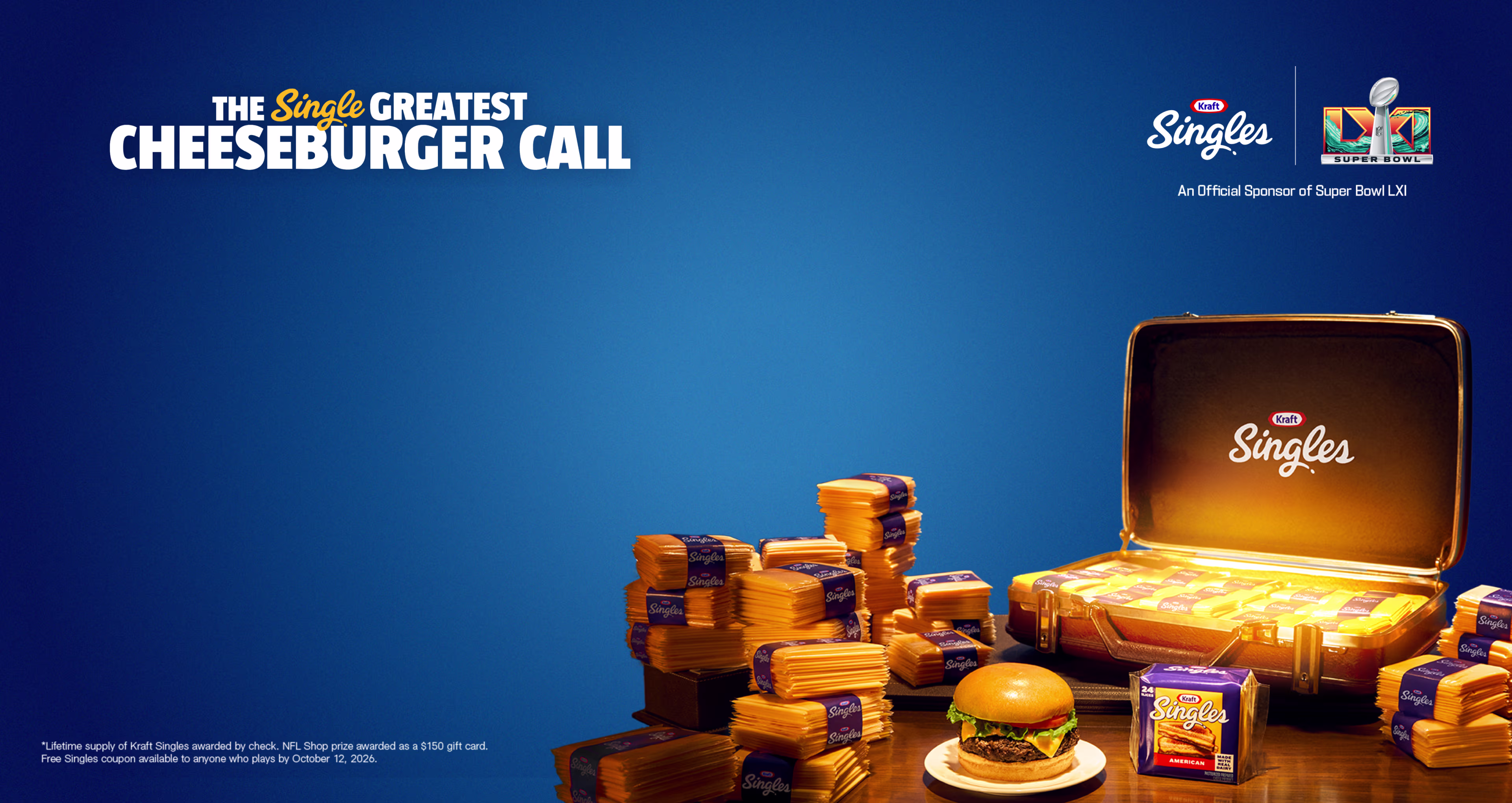 The Single Greatest Cheeseburger Call Sweepstakes