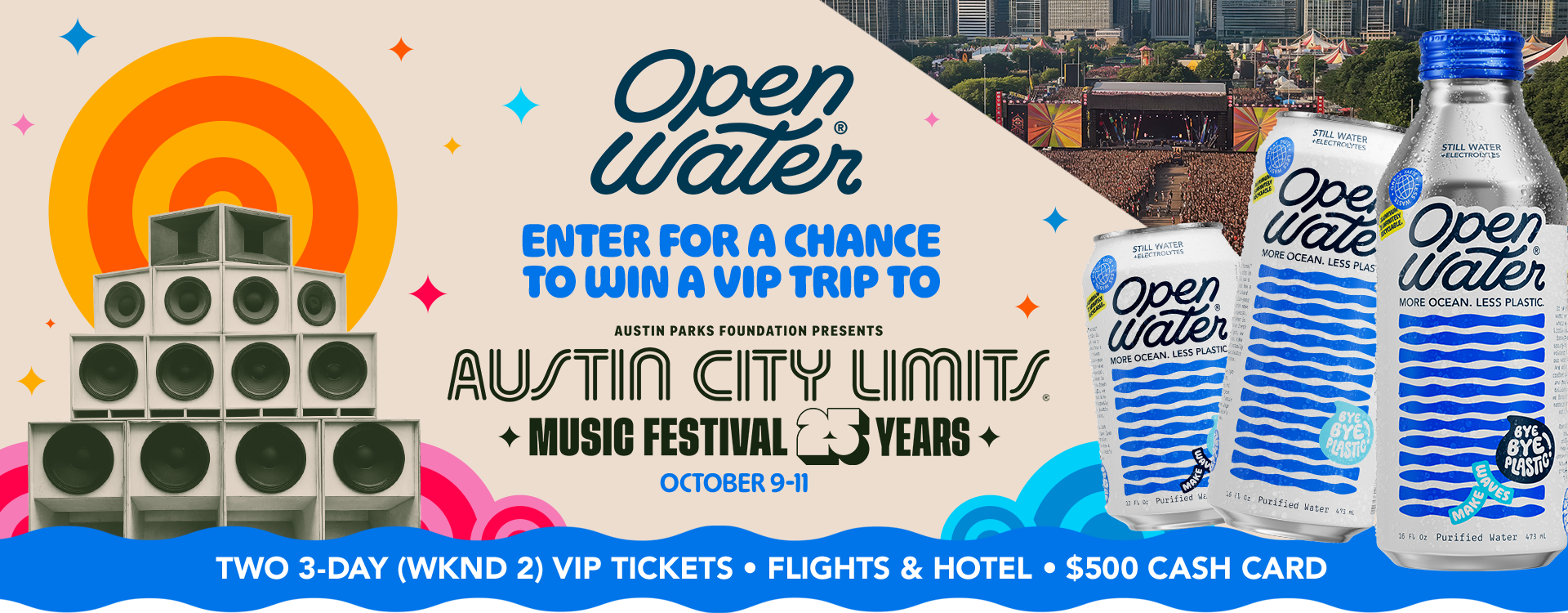 Open Water Austin Festival Flyaway Sweepstakes