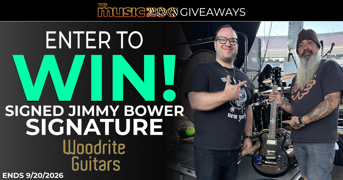 Signed Jimmy Bower Signature Woodrite Guitar Giveaway