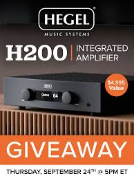 Hegel H200 Integrated Amplifier Giveaway