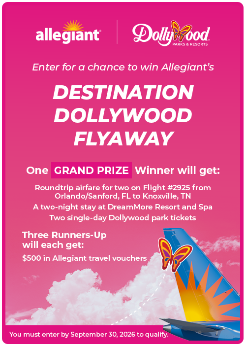 Destination Dollywood Flyaway